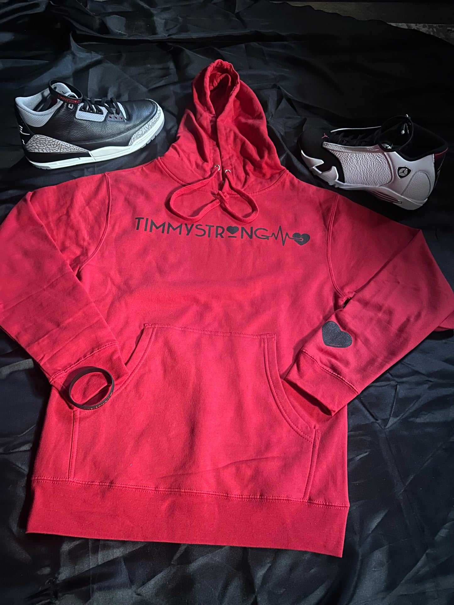 Red Timmy Strong Hoodie