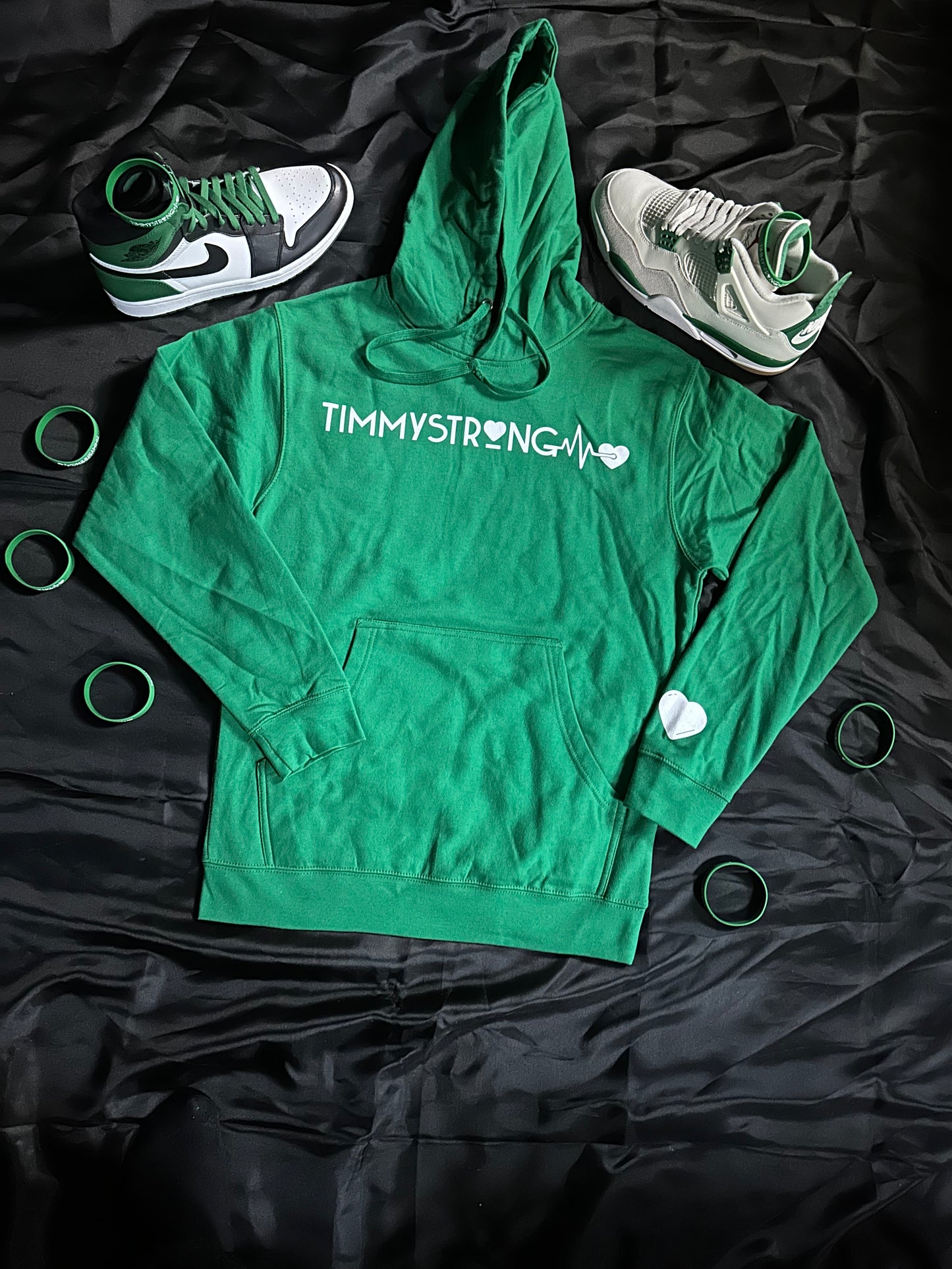 Green Timmy Strong Hoodie