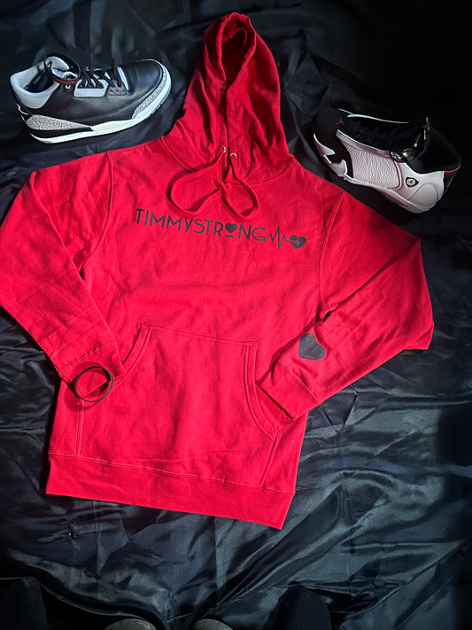 Red Timmy Strong Hoodie